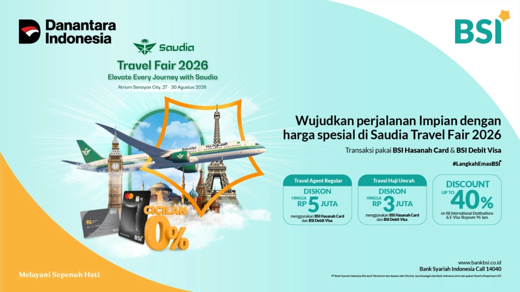 Saudia Travel Fair 2026 Tawarkan Diskon Tiket 40%, Umrah hingga Visa Saudi